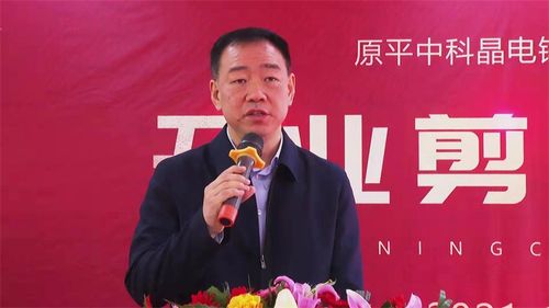 忻州市領(lǐng)導(dǎo)出席原平中科晶電鎵業(yè)開(kāi)業(yè)剪彩儀式，共啟新材料技術(shù)研發(fā)新篇章